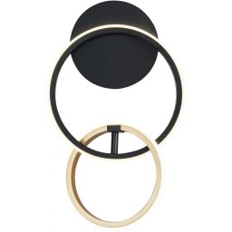Zuma Line Rando kinkiet 1x18W LED złoty/czarny 20002W-GD
