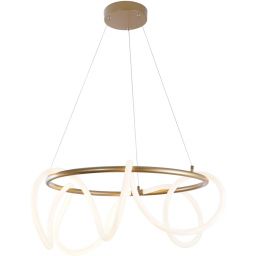 Zuma Line Balbo lampa wisząca 1x58 W LED złoty 20006PL-GD