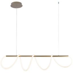 Zuma Line Balbo lampa wisząca 1x45 W LED złoty 20006PM-GD