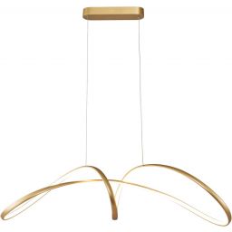 Zuma Line Fermi lampa wisząca 1x50 W złota 20026P-GD