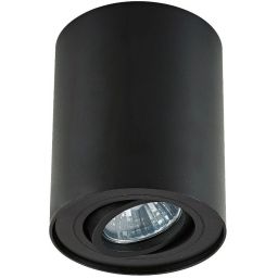 Zuma Line Rondoc lampa podsufitowa 1x50W czarna 20038-BK-N