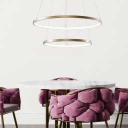 Zuma Line Breno lampa wisząca 1x60W LED złoty 2023200-GD