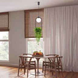 Zuma Line Plant lampa wisząca 1x40 W czarna 5003