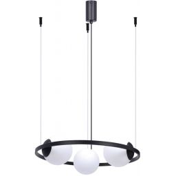 Zuma Line Orbit lampa wisząca 3x40 W czarna 5004
