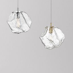 Zuma Line Rock lampa wisząca 1x40 W przezroczysta-złota P0488-01B-U8AC