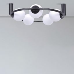 Zuma Line Orbit lampa podsufitowa 5x40 W czarna 5009