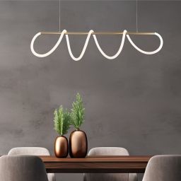 Zuma Line Balbo lampa wisząca 1x45 W LED złoty 20006PM-GD