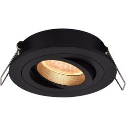 Zuma Line Rondoo lampa do zabudowy 1x50W czarna ARGU10-039-N