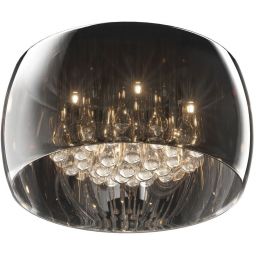 Zuma Line Crystal lampa podsufitowa 5x42 W chrom-przydymiona-kryształ C0076-05L-F4FZ