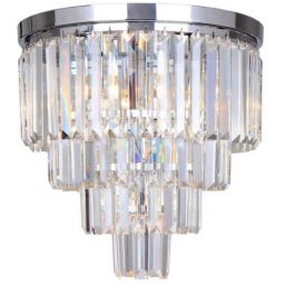 Zuma Line Amedeo lampa podsufitowa 5x40W chrom/kryształ FC17106/4+1-CHR