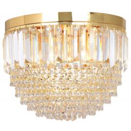 Zuma Line Charlotte lampa podsufitowa 5x40W złoty/przezroczysty FC19003/5