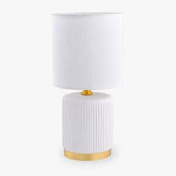 Zuma Line lampa stołowa 1x40 W biała HS8720-WH