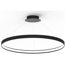 Zuma Line Circle lampa wisząca 1x50 W czarna LA0721/1-BK