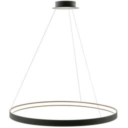 Zuma Line Circle lampa wisząca 1x50 W czarna LA0721/1-BK