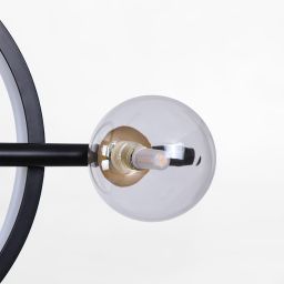 Zuma Line Taremi lampa wisząca 5x15 W 1x3,5 W czarna-złota MD2448-7B-3BGD