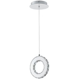 Zuma Line Girona lampa wisząca 1x10 W stal MD3713-1-3CT