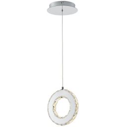 Zuma Line Girona lampa wisząca 1x10 W stal MD3713-1-3CT