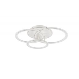 Zuma Line Lunar lampa podsufitowa 1x55 W biała-chrom MS238130-WH