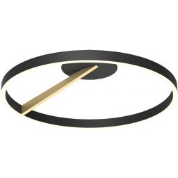 Zuma Line Malu lampa podsufitowa 1x37 W czarna MX3689-1L-3BGT