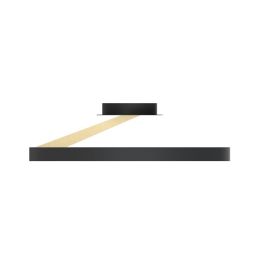 Zuma Line Malu lampa podsufitowa 1x37 W czarna MX3689-1L-3BGT