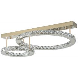 Zuma Line Girona lampa podsufitowa 1x36 W przezroczysta MX3713-2-3GT