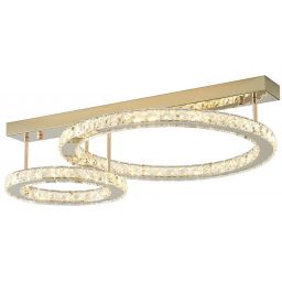 Zuma Line Girona lampa podsufitowa 1x36 W przezroczysta MX3713-2-3GT