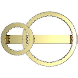 Zuma Line Girona lampa podsufitowa 1x36 W przezroczysta MX3713-2-3GT