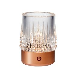 Zuma Line Crystal lampa stołowa 1x1 W różowe złoto NHTD-N08-RG