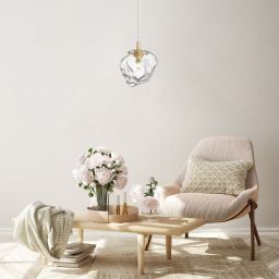 Zuma Line Rock lampa wisząca 1x28 W przezroczysta P0488-01F-U8AC