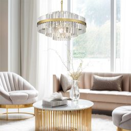 Zuma Line Constantinople lampa wisząca 16x28 W szczotkowany mosiądz P0567-16A-2GAC