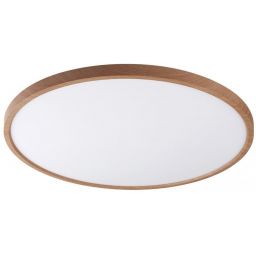 Zuma Line Cami plafon 1x45W drewno/biały WM-BP1108-M-W