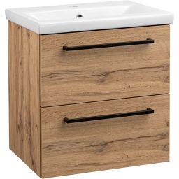 Astor Aster umywalka z szafką 51 cm dąb wotan AM-ATU-510-2N