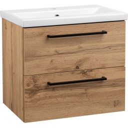 Astor Aster umywalka z szafką 61 cm dąb AM-ATU-602-0N