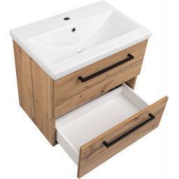 Astor Aster umywalka z szafką 61 cm dąb AM-ATU-602-0N