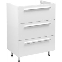 Astor Bryza umywalka z szafką 61 cm białą AM-BZU-600-27