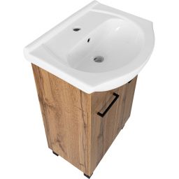 Astor Lupo Wotan umywalka z szafką 51 cm dąb AM-LUD-502-0N