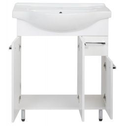 Astor Lupo umywalka z szafką 76 cm białą AM-LUD-751-27