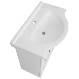 Astor Lupo umywalka z szafką 76 cm białą AM-LUD-751-27