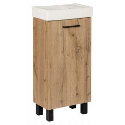 Astor Diuna Wotan umywalka z szafką 40 cm dąb AM-LUU-402-2N