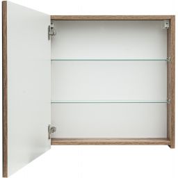 Astor Ida szafka 60x14x60 cm z lustrem dąb AM-MSL-604-0N