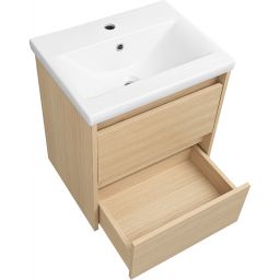 Astor Aria umywalka z szafką 51 cm dąb AM-OTI-502-MW