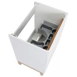 Astor Spek szafka 60 cm podumywalkowa stojąca biały połysk AM-SKU-600-70