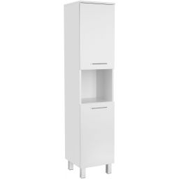 Astor Tania szafka 35x35x158 cm boczna stojąca biała AM-TNS-350-07