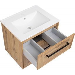 Astor Vivien umywalka z szafką 61 cm dąb AM-VNU-600-02