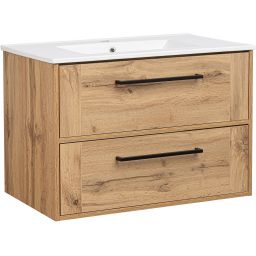 Astor Vivien umywalka z szafką 81 cm dąb AM-VNU-800-02