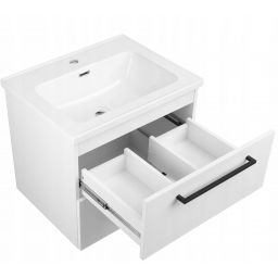 Astor Mona umywalka z szafką 60 cm białą AM-ZTE-004-27