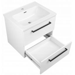 Astor Mona umywalka z szafką 60 cm białą AM-ZTE-004-27