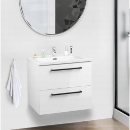 Astor Mona umywalka z szafką 60 cm białą AM-ZTE-004-27