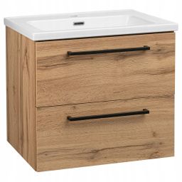 Astor Mona umywalka z szafką 60 cm dąb wotan AM-ZTE-004-2N