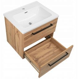 Astor Mona umywalka z szafką 60 cm dąb wotan AM-ZTE-004-2N